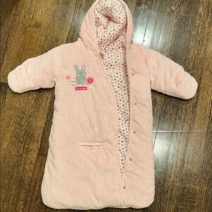 Pink baby Pram suit